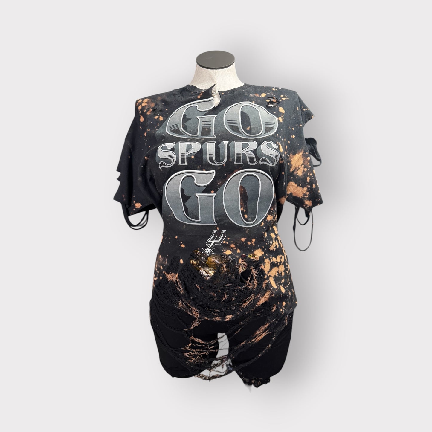 Distressed Web Tee