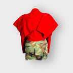 Military Style Bling Cape Blazer