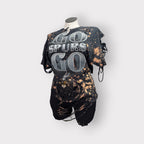 Distressed Web Tee