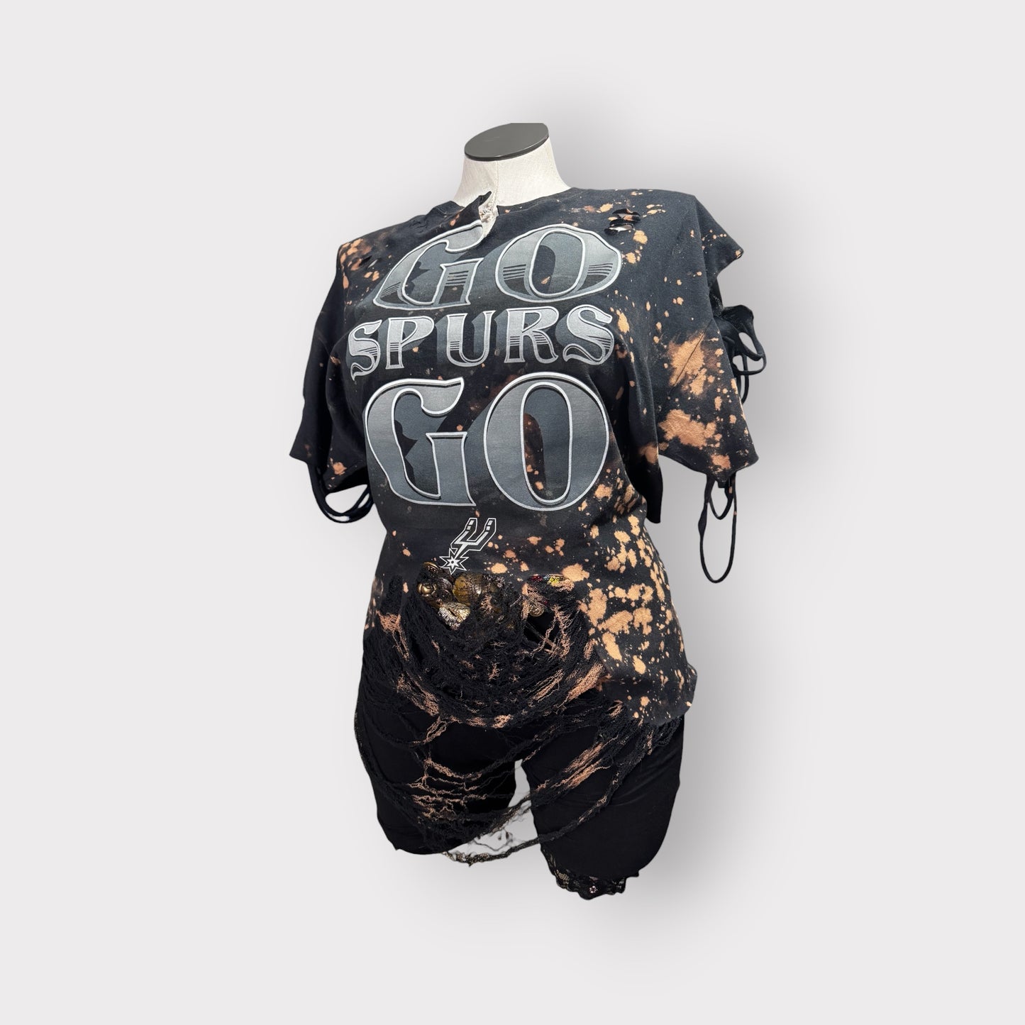 Distressed Web Tee