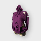 Distressed Corset Style Hoodie