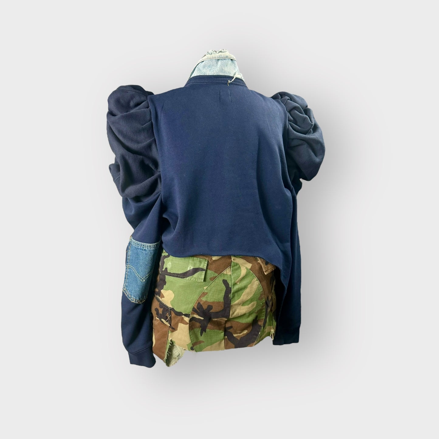 Luxe Puffy Sleeve Crewneck