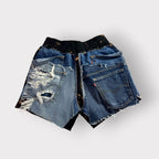 Double Back Denim Sweat Shorts