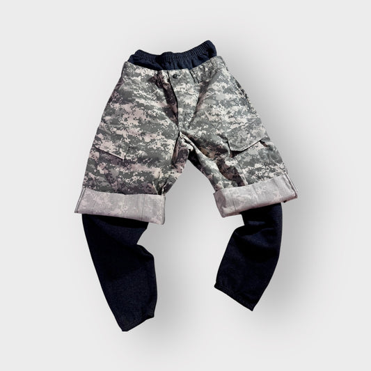 Digital Camo Jort Style Joggers