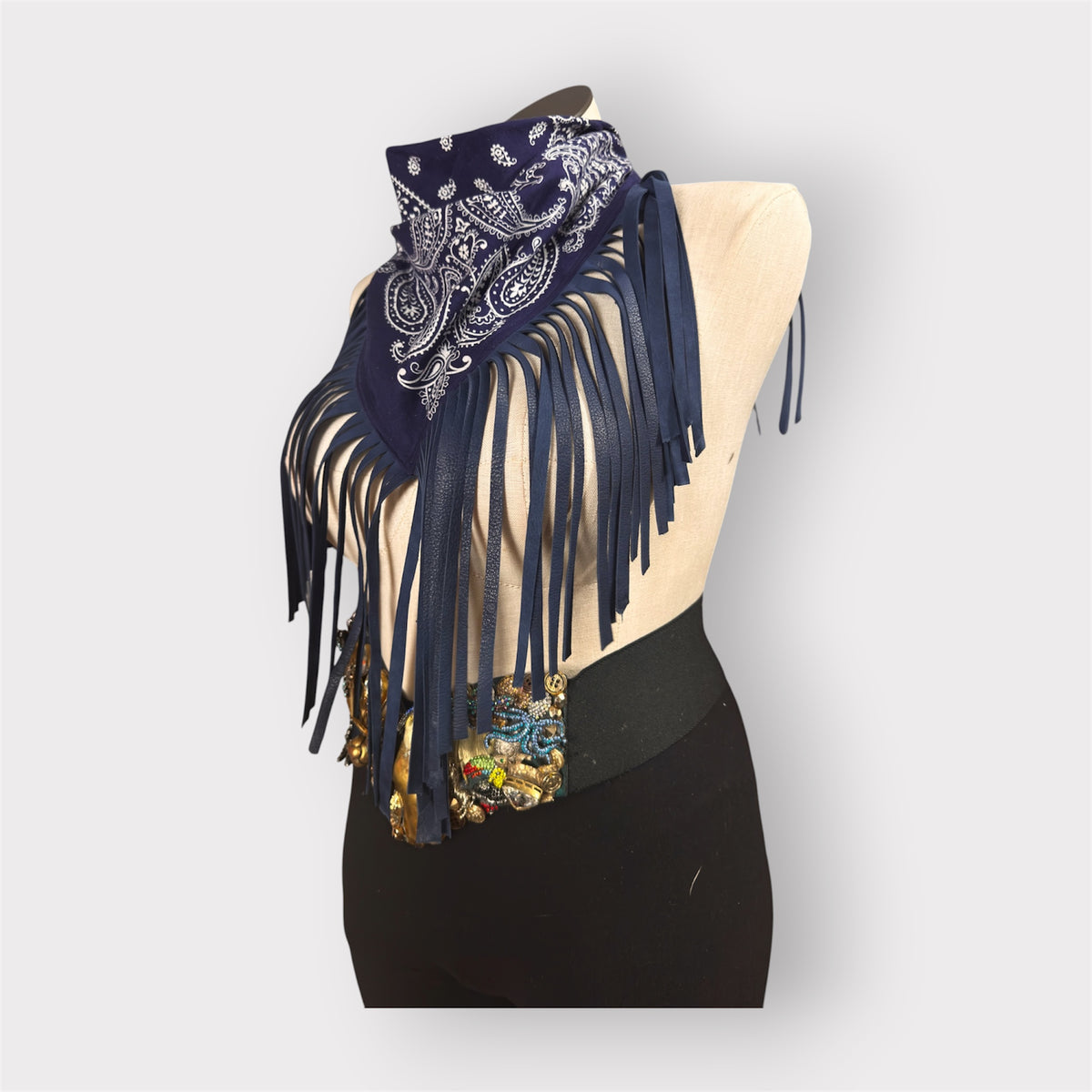 Cowgirl Couture Vintage Fringe Bandana