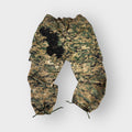 Digital Camo Layover Cargos w Couture Sequin