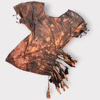 Eye of the Tiger Distressed Fringe Tee