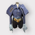 Couture Military Denim n Navy Cape Jacket