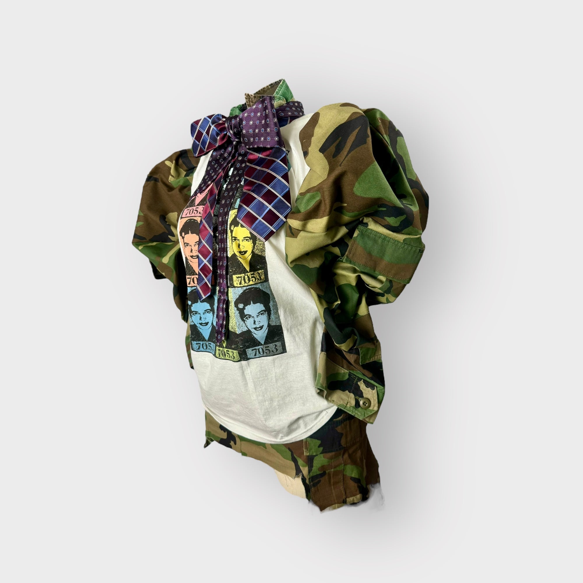 Couture Camo Sleeve Tee