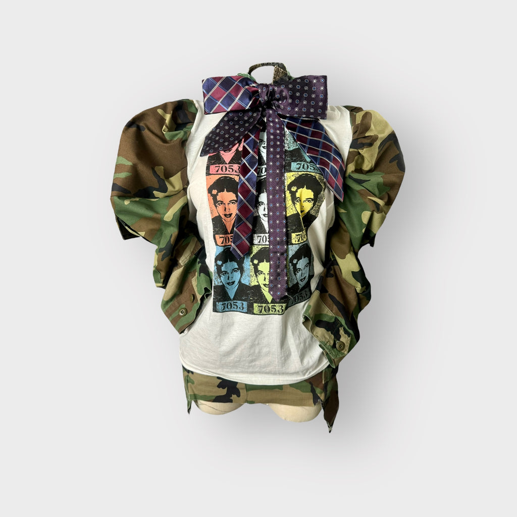 Couture Camo Sleeve Tee