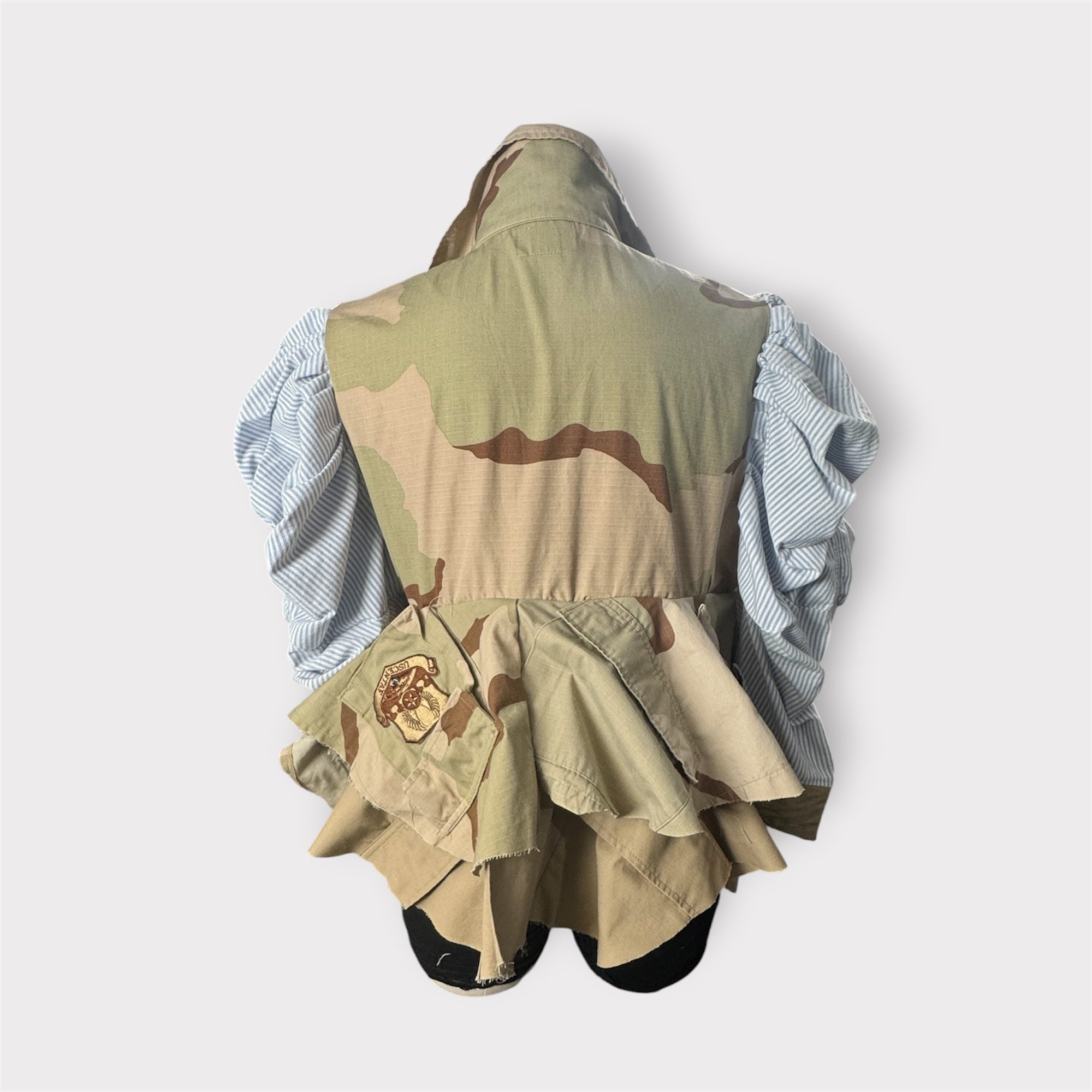 Desert Storm Ruffle Peplum Shacket
