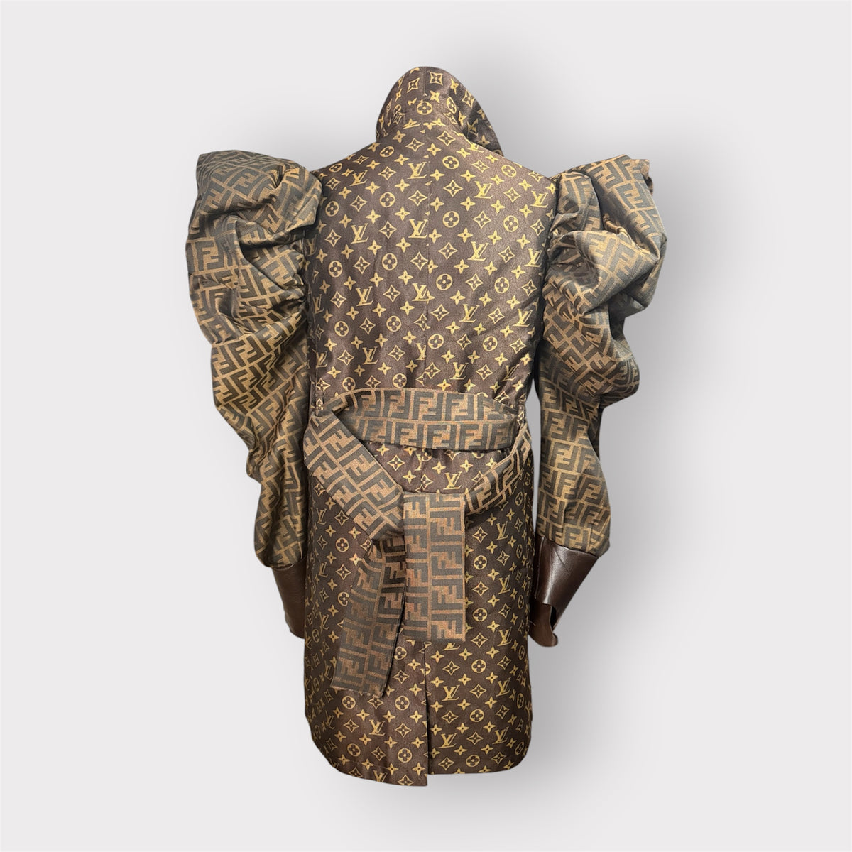 Custom Puff Sleeve Trench/Dress
