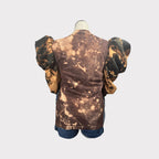 Hip Hop Puff Sleeve Tee w Side Slits