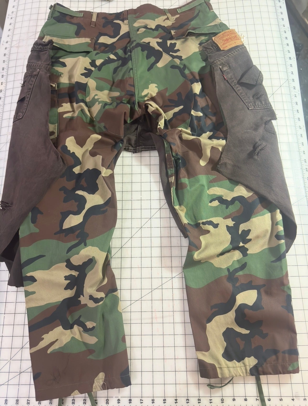 Chocolates Camo Overlay Cargos
