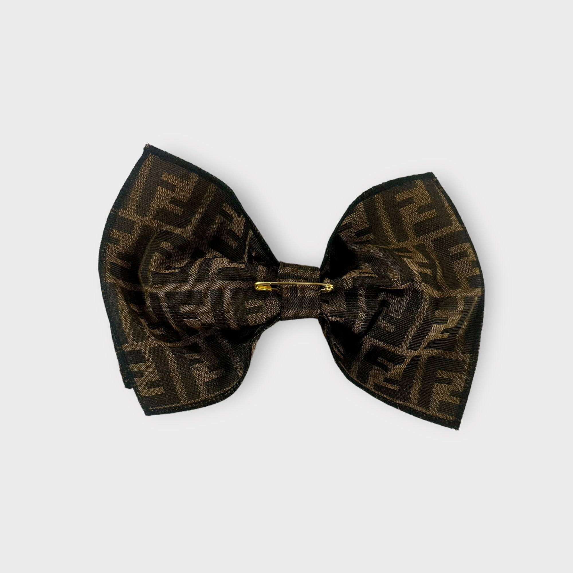 Luxury Double Bow Tie Brooch