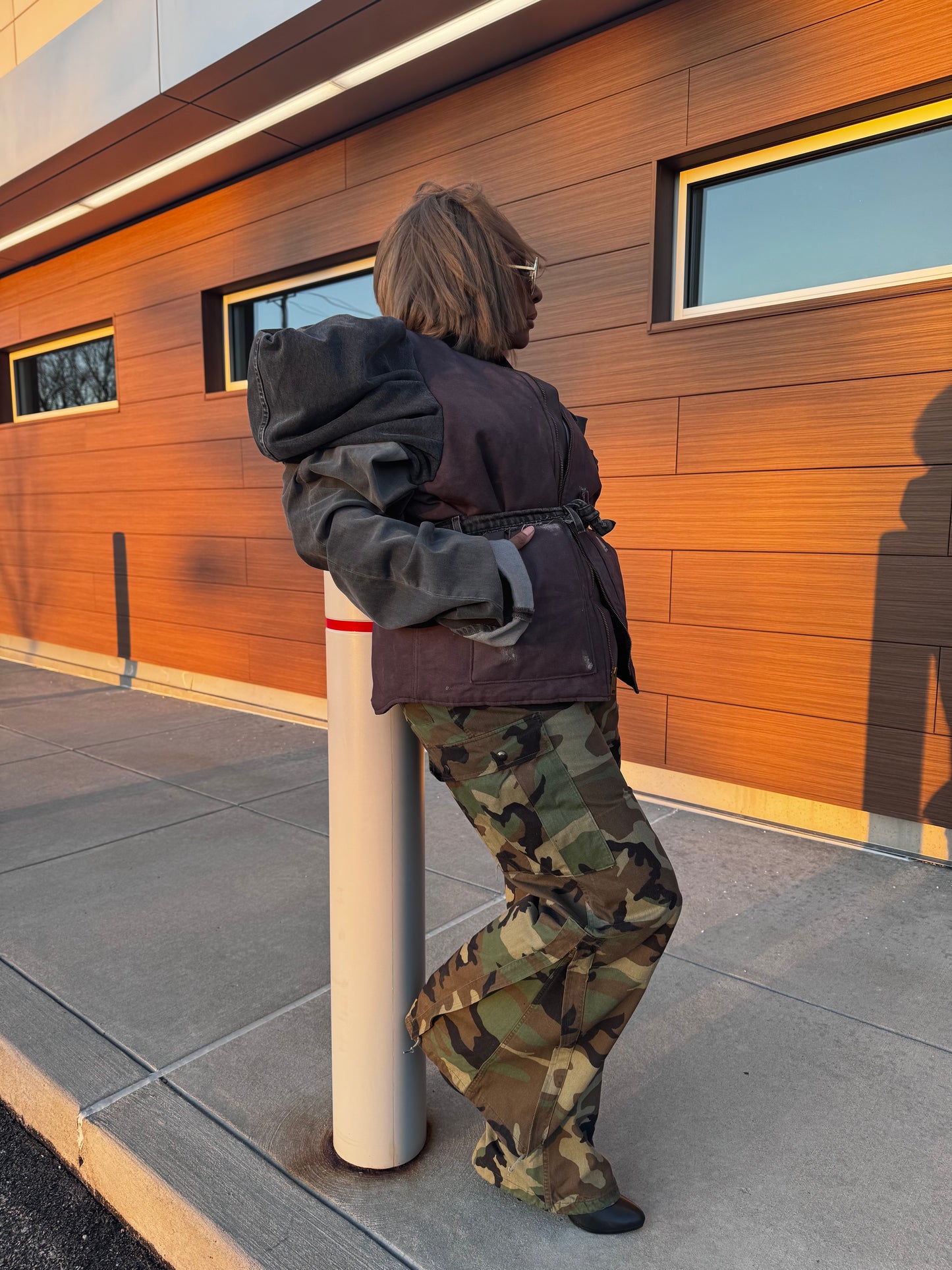 Wide Leg Camo Cargos