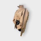 Country Girl Western Style Custom Leather Fringe Shacket
