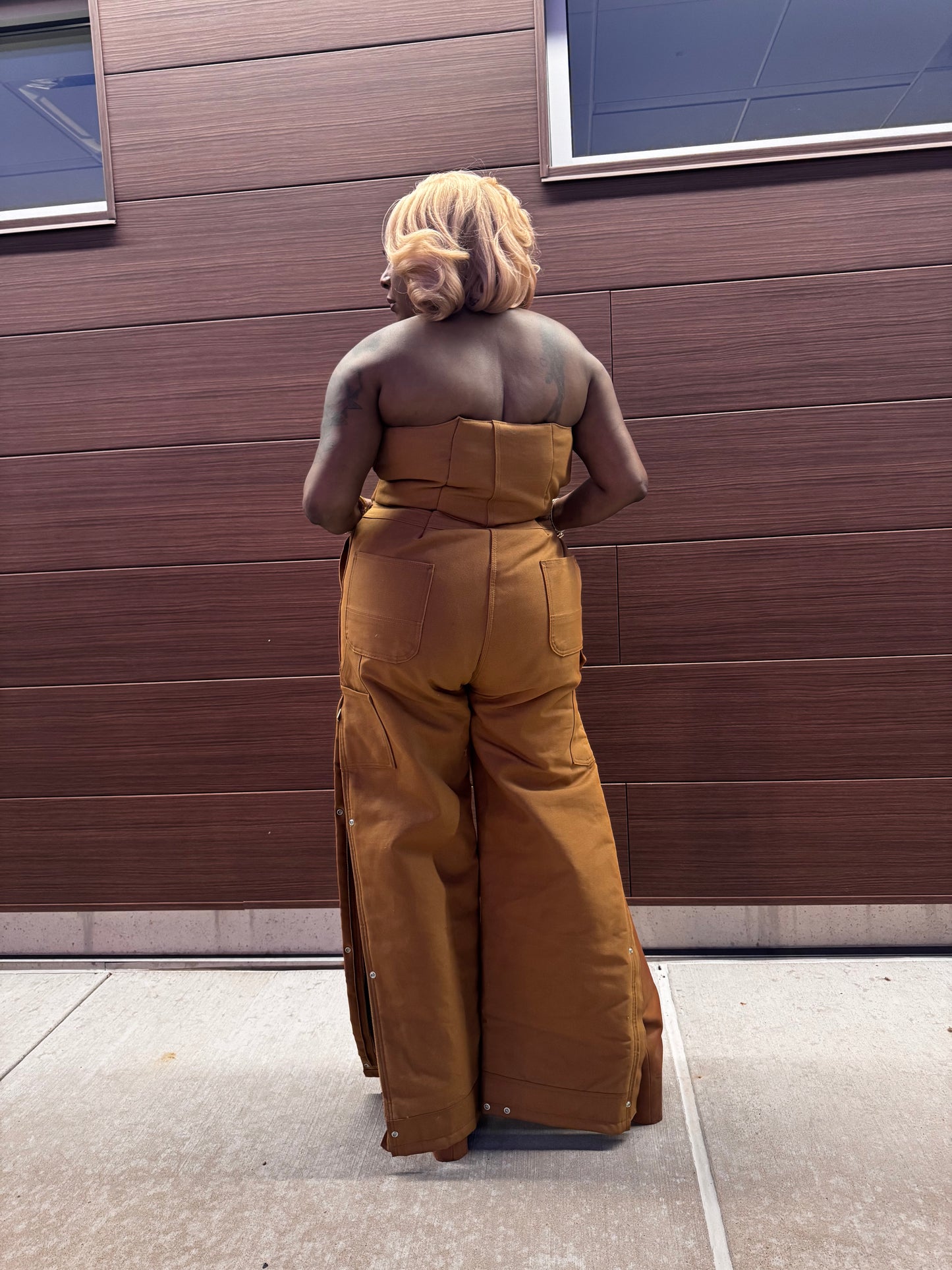 Custom Corset Style Quilted Coverall