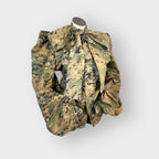 Digital Camo Shacket with Ribbon Collar n Bishop Sleeves