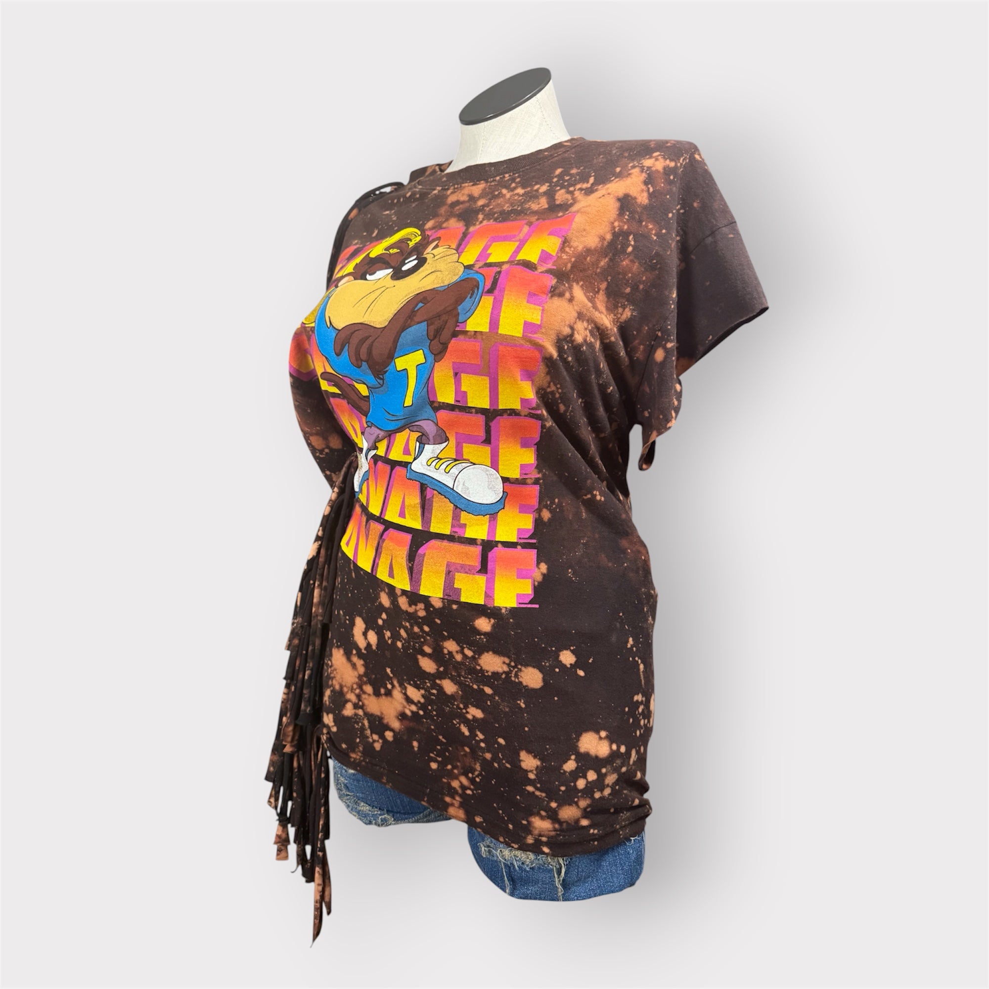 Distressed Fringe Tee