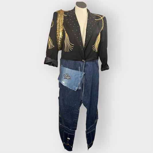 Rhythm Nation Band Style Denim Duster