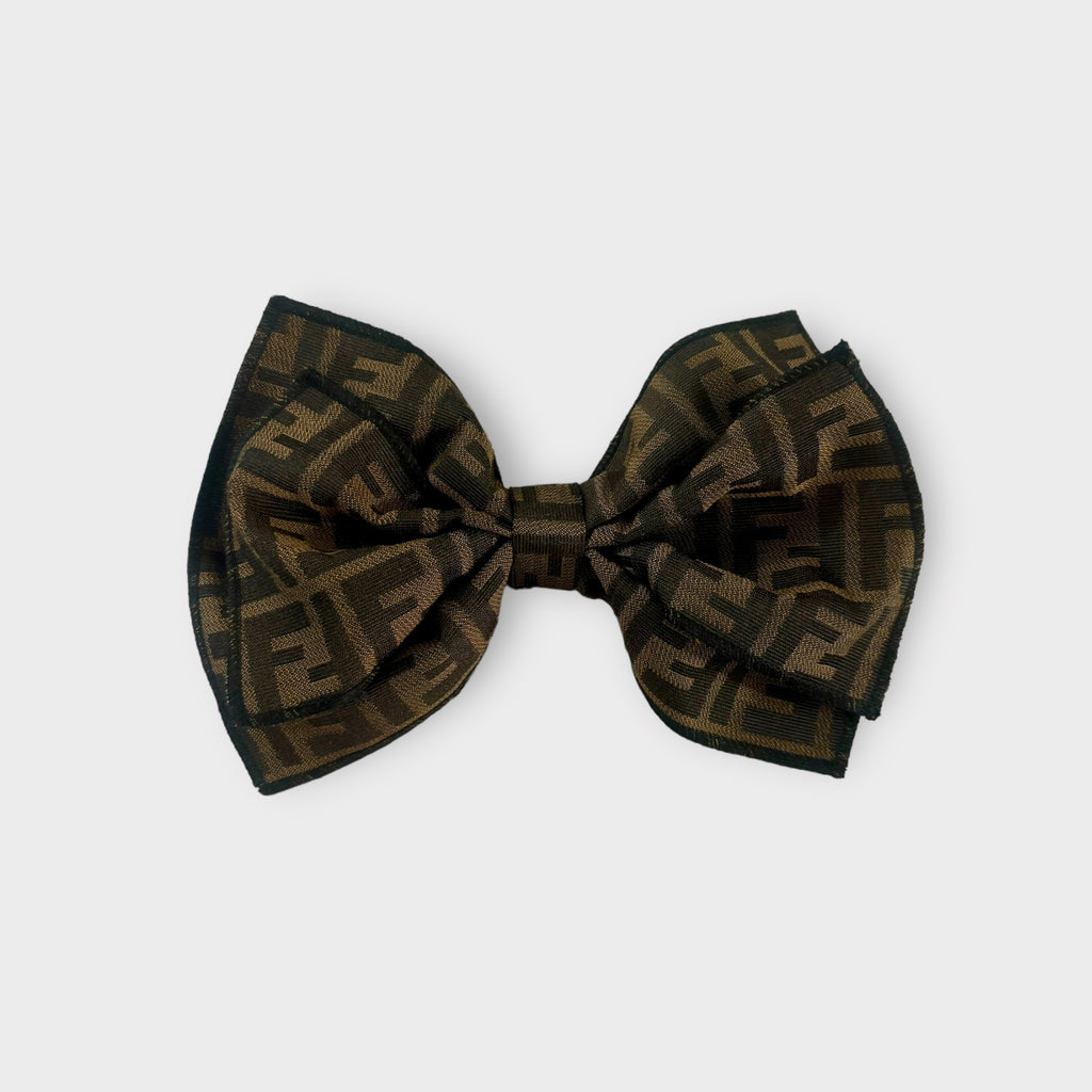 Luxury Double Bow Tie Brooch