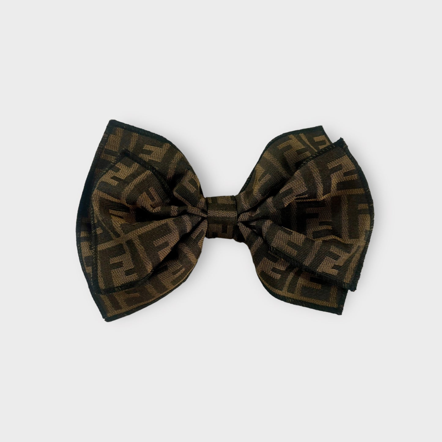 Luxury Double Bow Tie Brooch