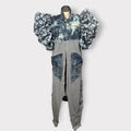 Tri Tones Denim Couture Sleeve Duster