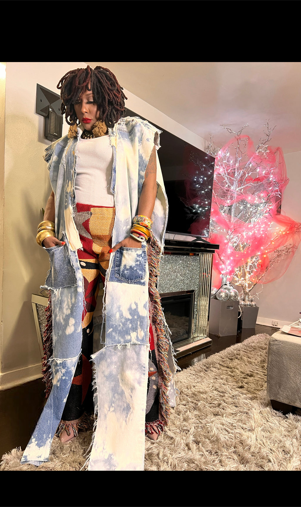 Denim Kimono Tunic