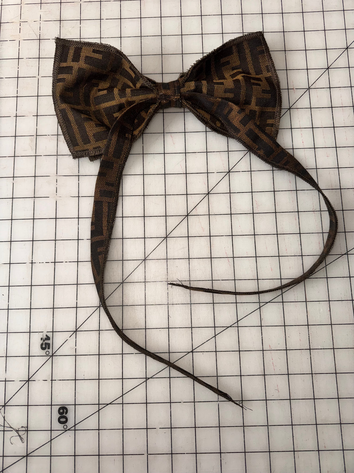 Double Layered Handmade Bow Tie