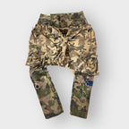 Splattered Camo Overlay Jeans