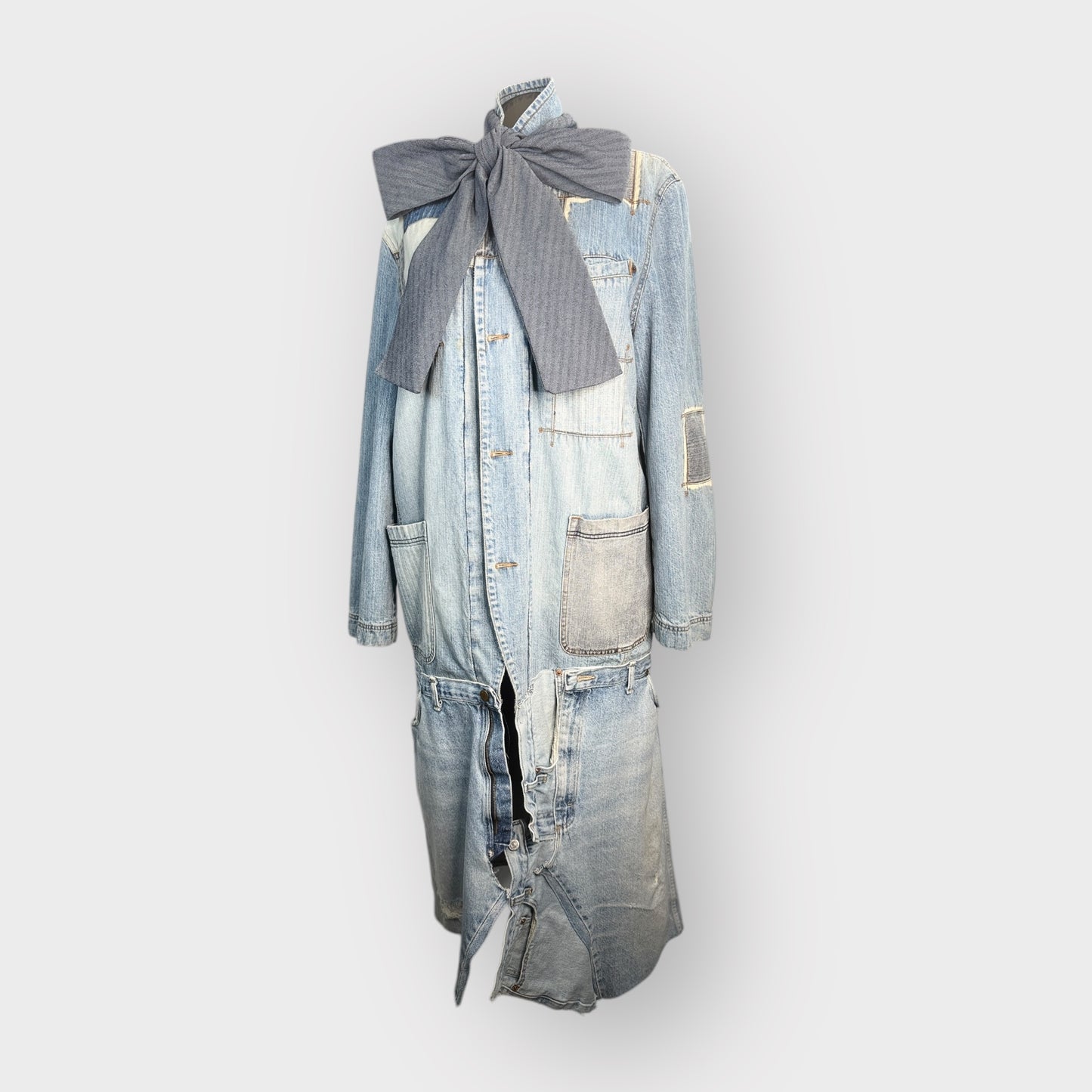Denim Patchwork Duster