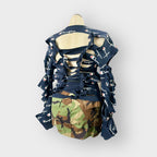 Distressed Racerback Crewneck