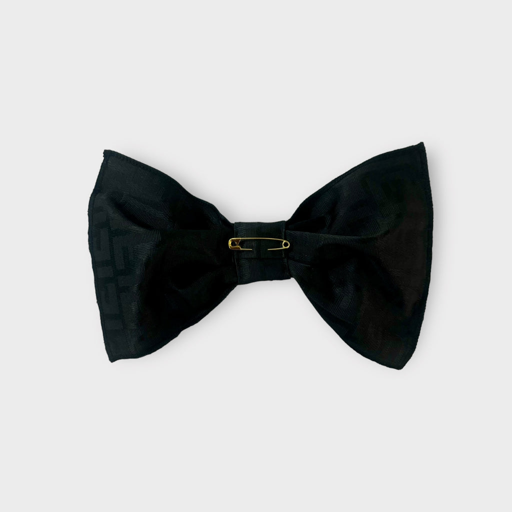 Luxe Black Bow Tie
