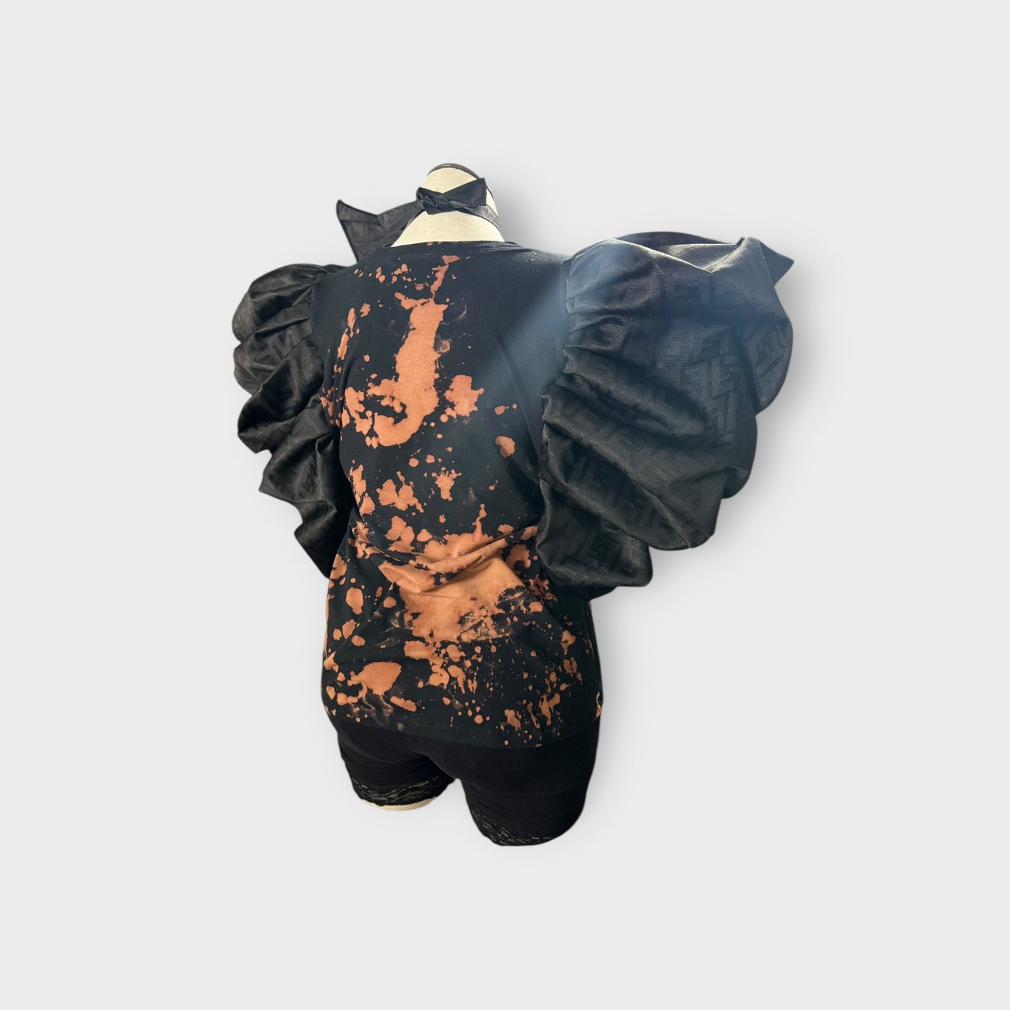 Distressed Deluxe Edition Tee Designer Insp. with Bow tie