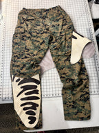 Exotic Pony Hair Overlay and Camo Cargos