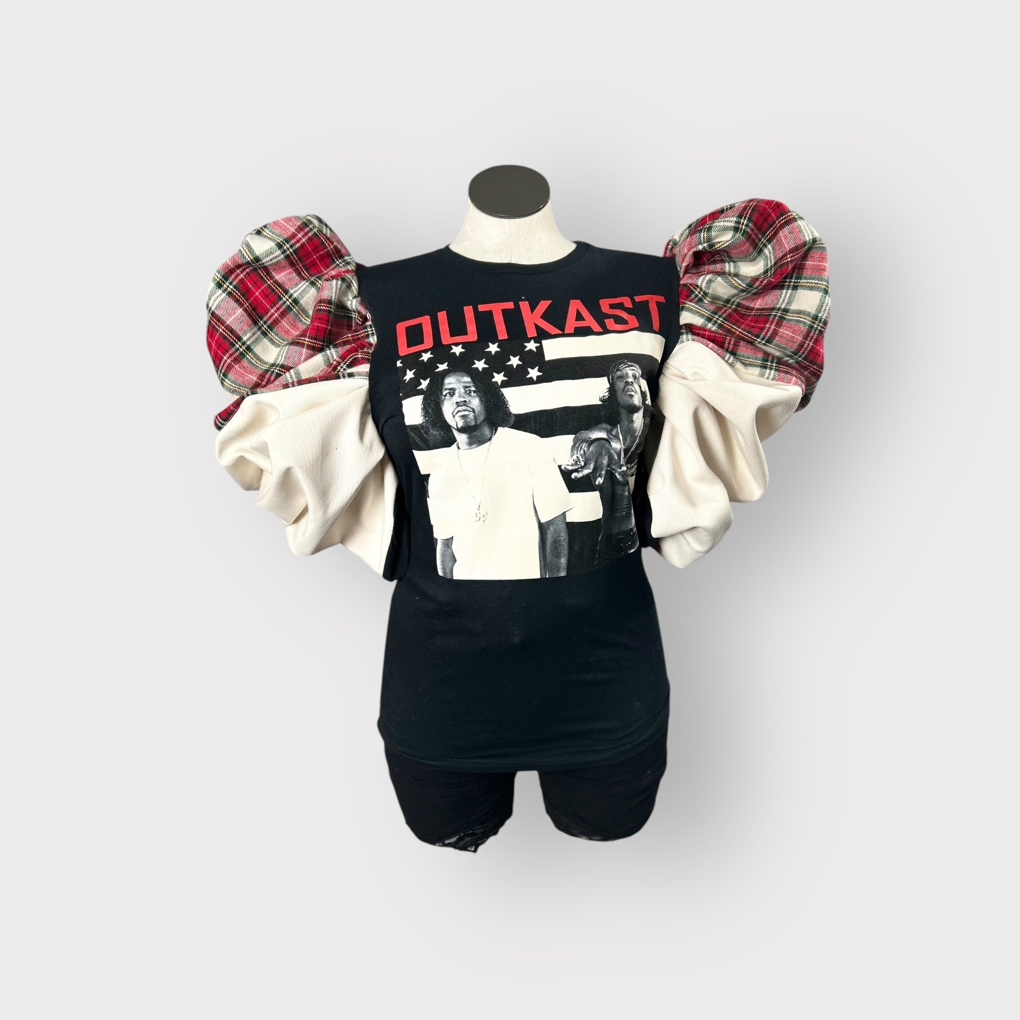 Street Style Puff Sleeve Tee