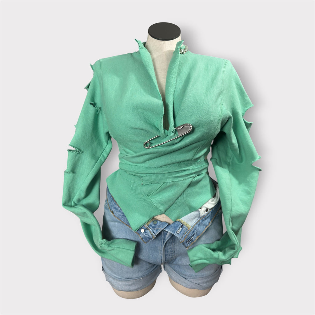 Pistachio 2 Reconstructed Crewneck