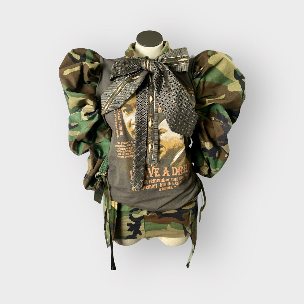 Camo Couture Sleeve Tee