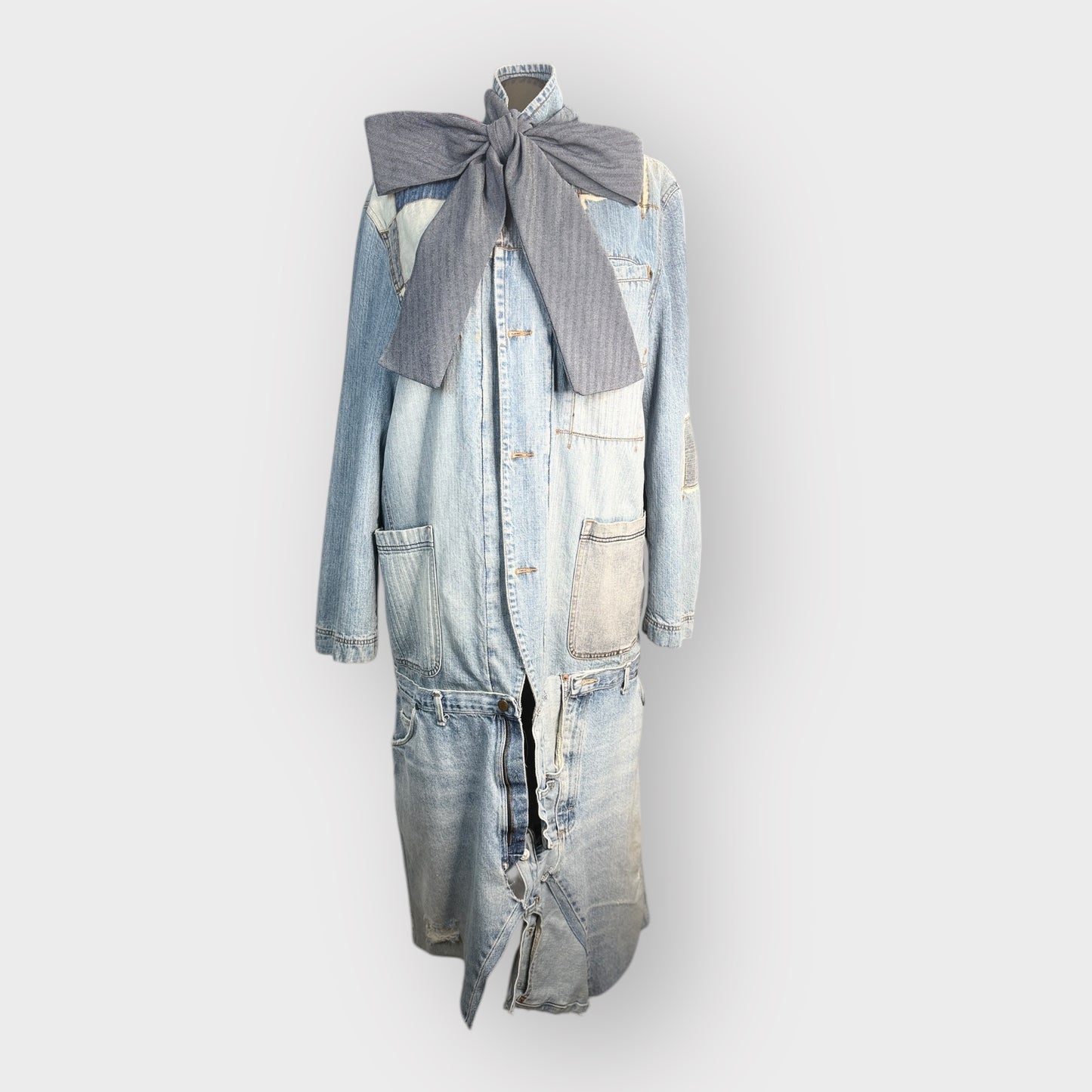 Denim Patchwork Duster