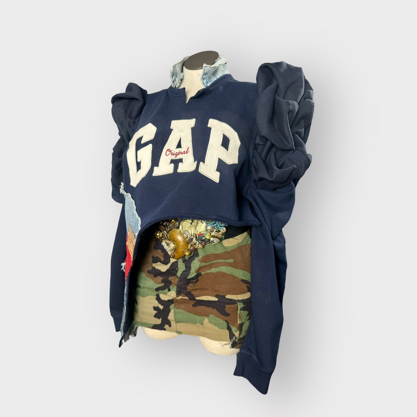 Luxe Puffy Sleeve Crewneck