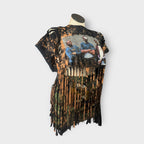 Distressed Fringe Tee
