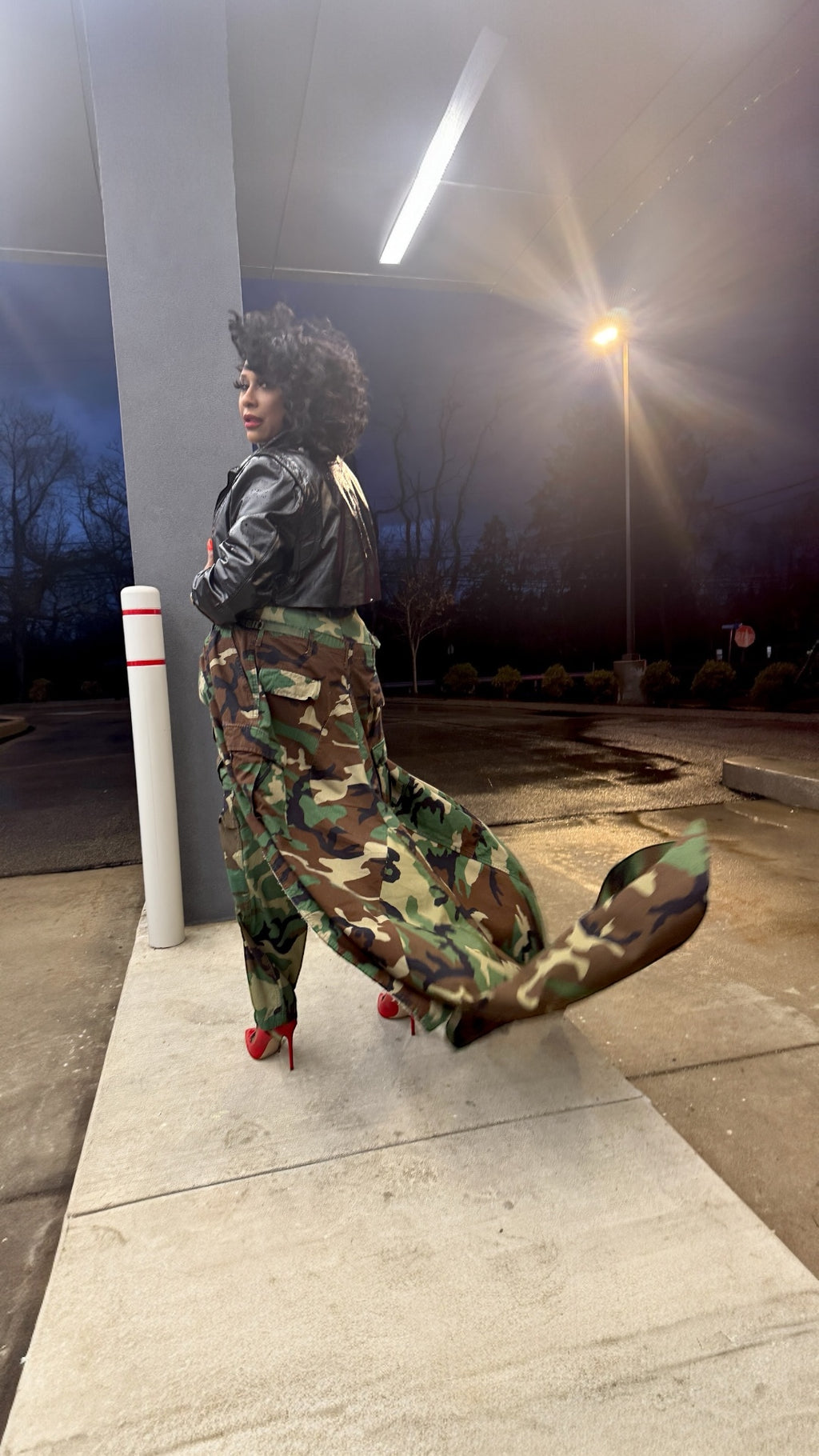 Camo Mermaid Skirt Slacks
