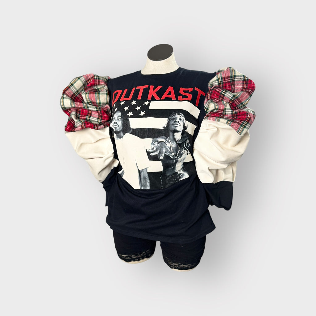 Luxe Hip Hop Couture Sleeve Tee