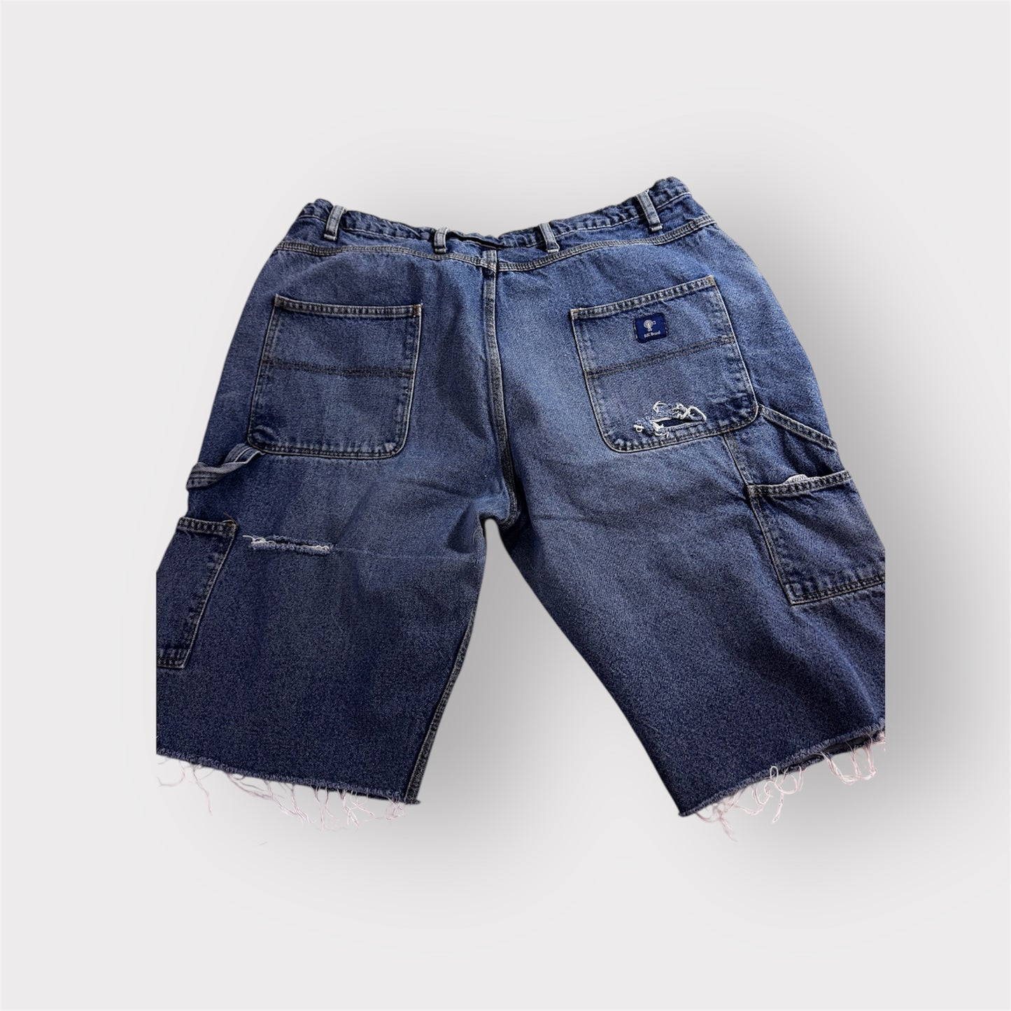 Distressed Denim Baggy Jorts