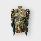 Camo Sweater Sleeve Shacket