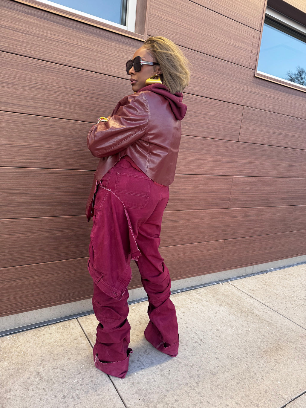 Bourdeaux Hand Colored Apron Style Double Stacked Cargos