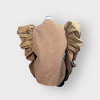 Workwear to Runway Sherpa Lined Puff Sleeve Coat