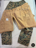 Fall Camo n Workwear Overlay Cargo Pant