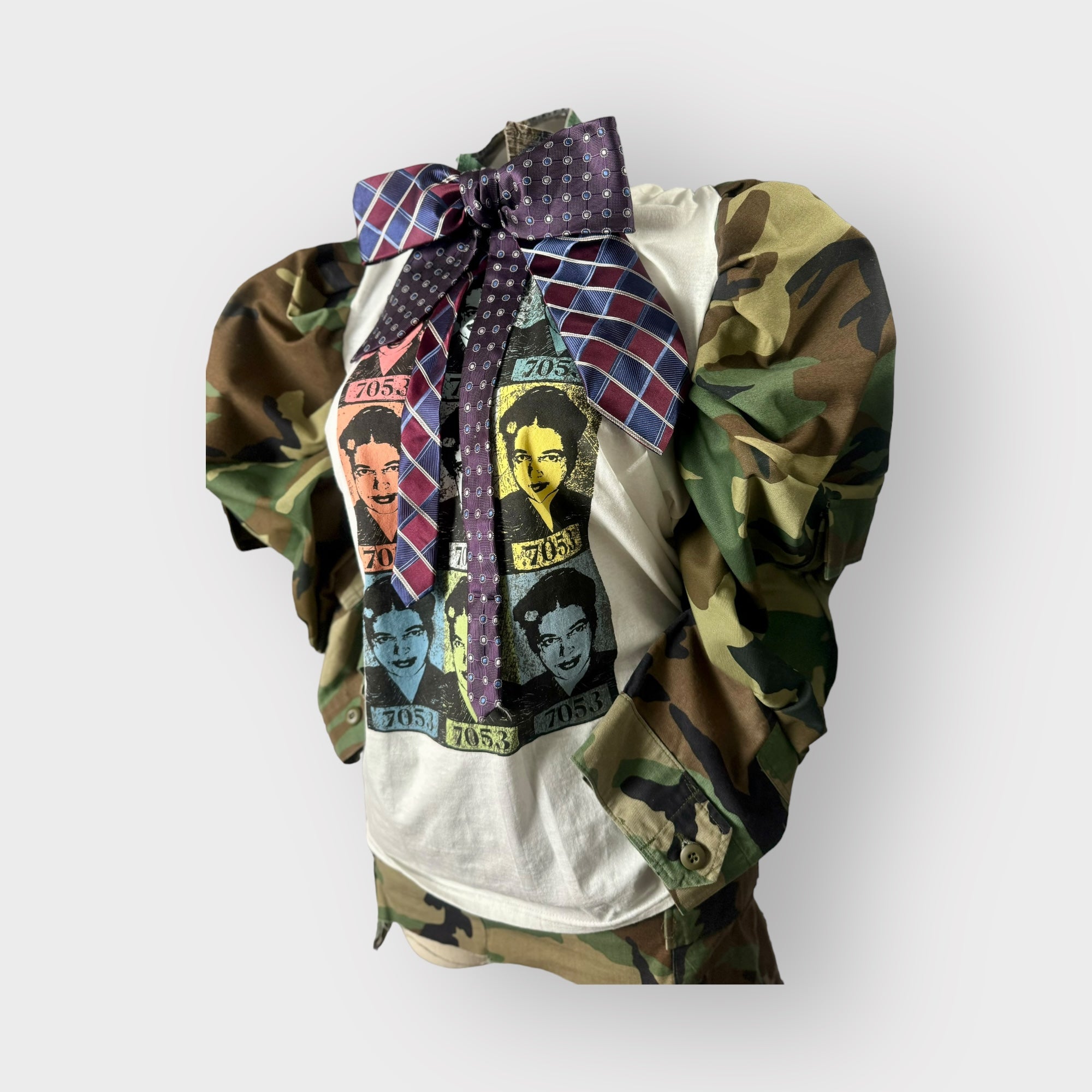 Couture Camo Sleeve Tee